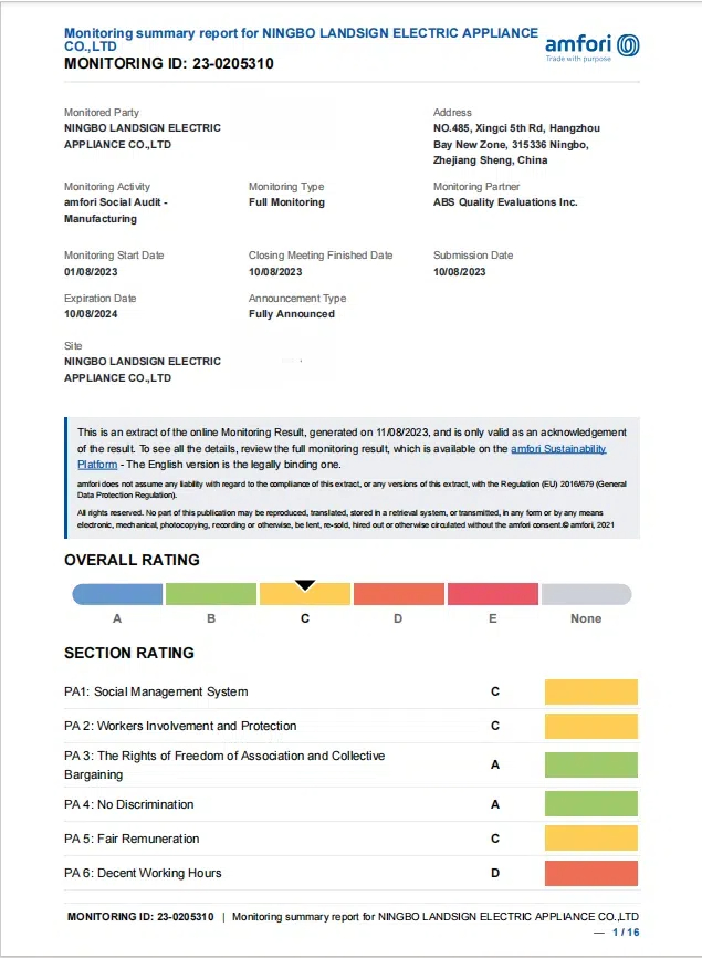 Enhorabona! Landsign de nou, l'auditoria de Walmart passa perfectament igual que els últims cinc anys