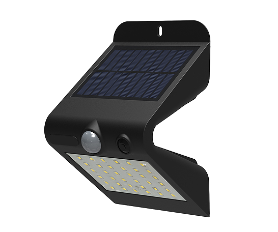 Llum de paret solar amb sensor humà impermeable a l'aire lliure