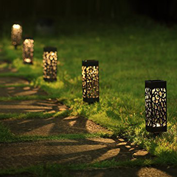 Llum de jardí LED amb energia solar